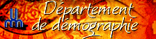 Département de démographie